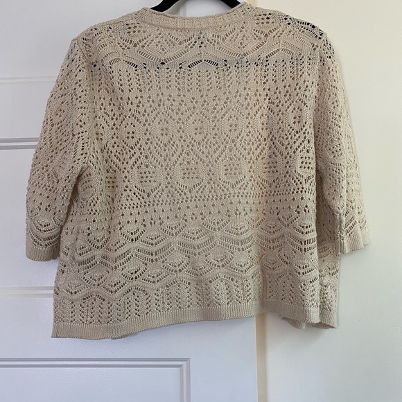 M Collection Crochet  light  Cardigan - Picture 2 of 3